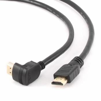 Cable HDMI 2.0 ACODADO 1.00 m. Compatible ULTRA HD 4K