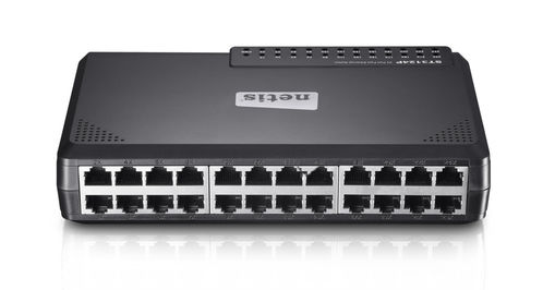 SWITCH 24 PUERTOS 10/100 MBPS formato sobremesa. AUTO MDI/MDI-X full-duplex y flow control