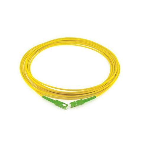 CABLE PARCHEO F.O. SC/APC A SC/APC MONOMODO SIMPLEX 3.0 mm LSZH  3 Mts