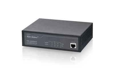 SWITCH 5 PUERTOS 10/100/1000 MBPS 4 POE Auto MDI/MDI-X. Hasta 30 W/puerto y 60 W totales.