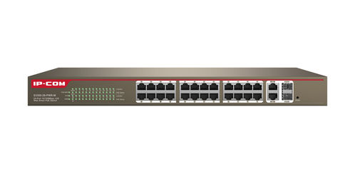 SWITCH 24 PUERTOS 10/100+2 GE ? Slot SFP.Rack 19 30 W puerto /370 W totales Web Smart