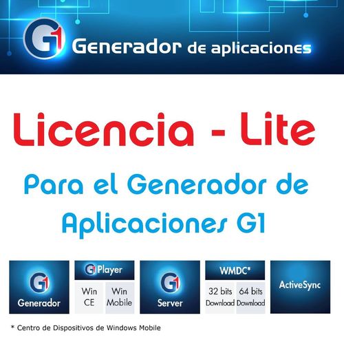 G1 Lite - Licencia (Gen.Aplic.) ParaTerm.Dolphin 5100 (1D)