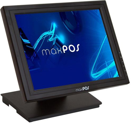 MONITOR TACTIL MAXPOS TACTIL 15 VGA TFT LED NEGRO USB Sop.Metal - p/n: MAX-1568R