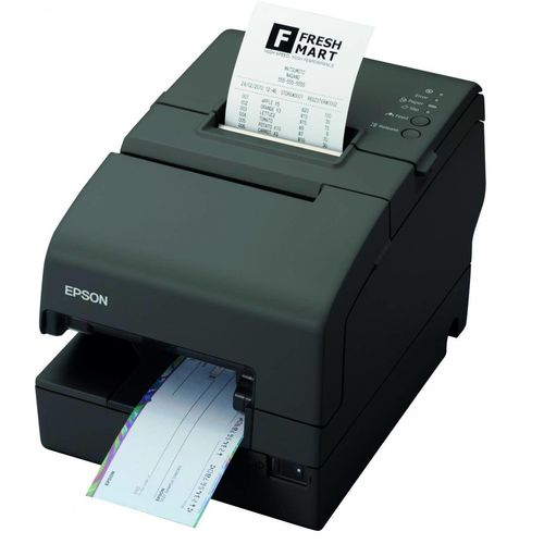 Impresora Ticket Facturadora EPSON FACT.TM-H6000IV Serie+USB/Negra + PS-180 - C31CB25906