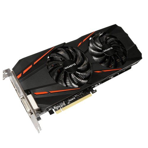 TARJETA GRAFICA GIGABYTE GV-N1060G1 GAMING-6GD 2.0, NV, GTX1060, GDDR5, 6GB, 192BIT, DVI+HDMI+3DP, WINDFORCE 2X