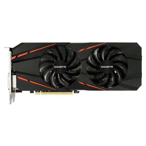 TARJETA GRAFICA GIGABYTE GV-N1060G1 GAMING-6GD 2.0, NV, GTX1060, GDDR5, 6GB, 192BIT, DVI+HDMI+3DP, WINDFORCE 2X