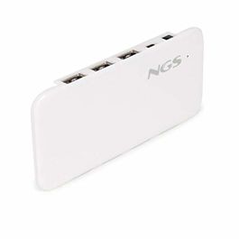 HUB USB 7 PUERTOS NGS IHUB7 - TAMAÑO REDUCIDO - ALIMENTADOR CORRIENTE - USB 2.0
