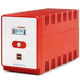 SAI LÍNEA INTERACTIVA SALICRU SPS 2200 SOHO+ - 2200VA/1200W - 4*SCHUKO - DOBLE CARGADOR USB 5V/2A - FORMATO TORRE
