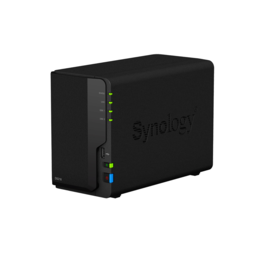 Unidad NAS Synology Disk Station DS218 para 2 discos SATA 6Gb/s RAID 0, 1, JBOD RAM 2 GB Gigabit Ethernet iSCSI