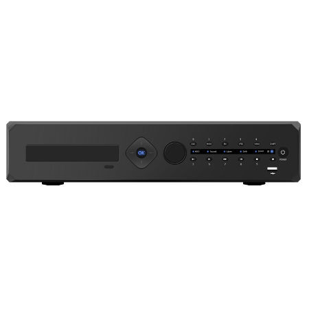 NVR hasta 64 canales 1080P H265 compatible Onvif HDD 8 Tb