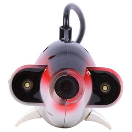 Cámara sumergible con forma de pez. 40 metros