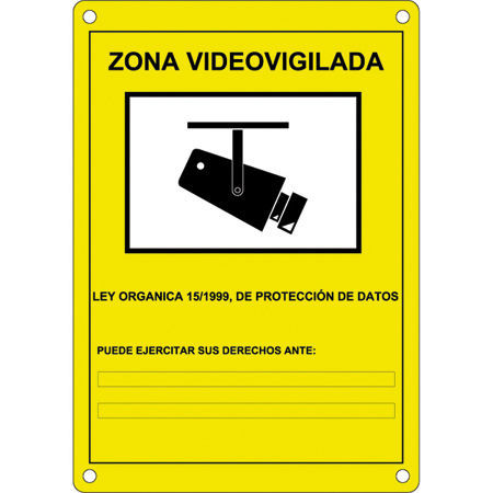 Cartel de plástico exterior serigrafiado
