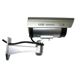 Cámara simulada metálica exterior con LED