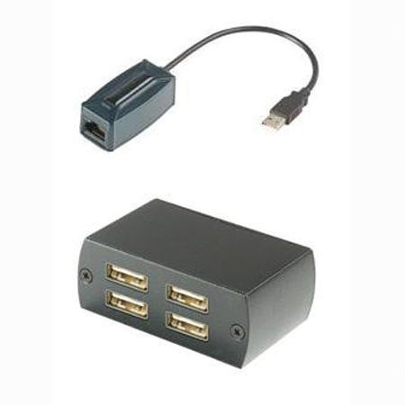 Extensor USB con Hub de 4