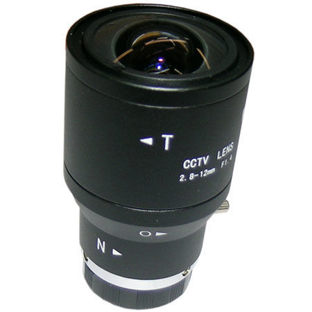 LENTE VARIFOCAL DE 2,8 A 12 MM CON IRIS MANUAL