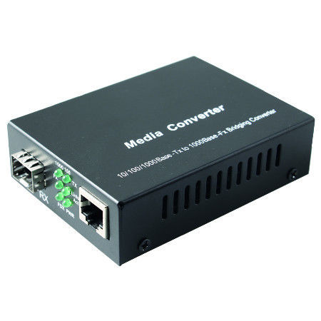 Convertidor de fibra ptica a Ethernet con mdulo SFP